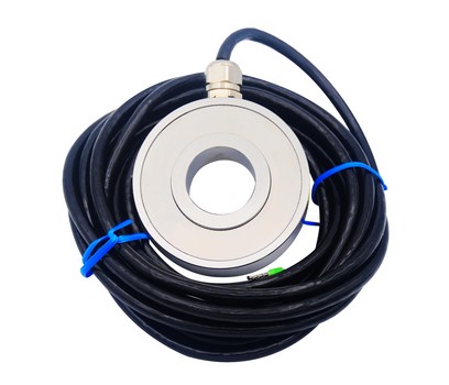 Celda de carga tipo donut 0-50kN Sensor de fuerza de orificio pasante