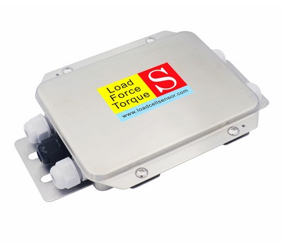Caja de conexiones de acero inoxidable para 2-4 células de carga