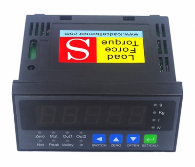 Indicador digital de celda de carga con salida de relé